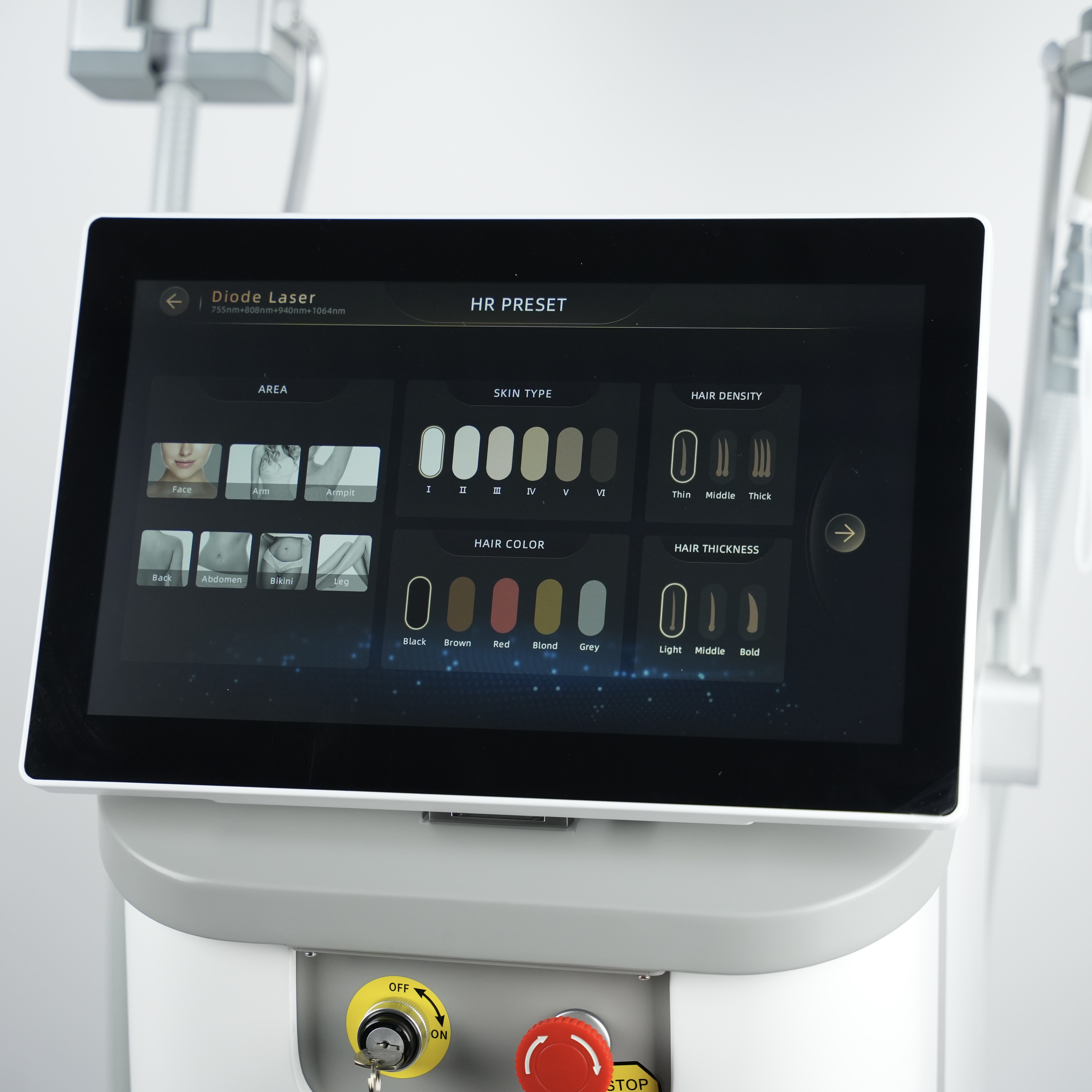 Touchscreen interface